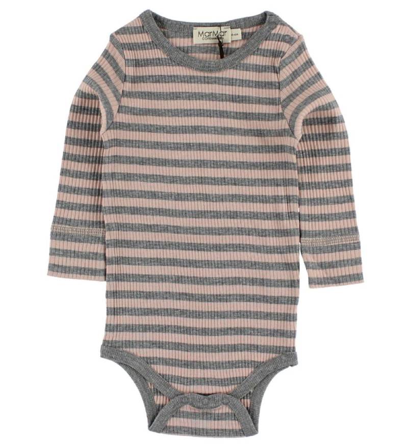 MarMar Body - l/ä - Pink/Grau Gestreift - MarMar - 74 - Body L/Ä MarMar Body - l/ä - Pink/Grau Gestreift - MarMar - 74 - Body L/Ä von MarMar