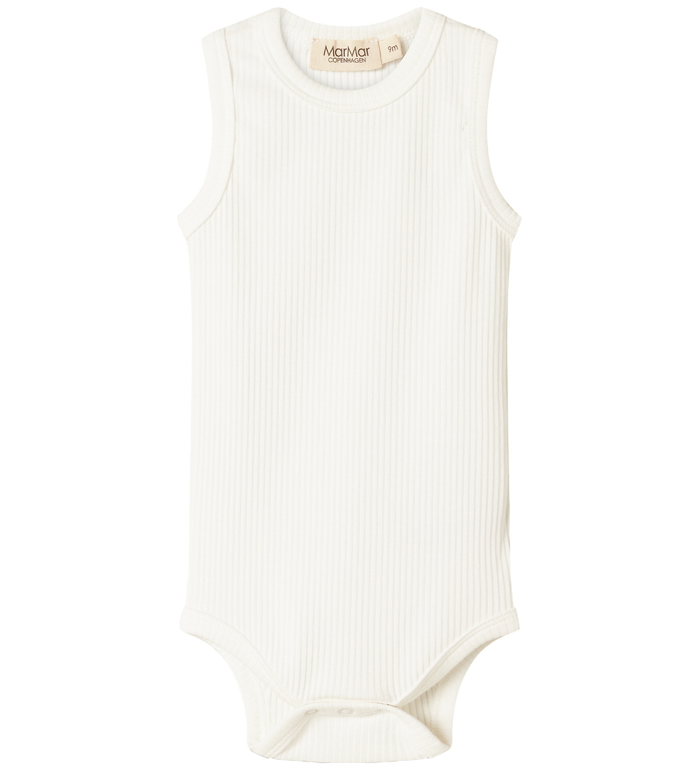 MarMar Body ohne Ärmel - Rib - Ärmellos - Noos - Sanft White - MarMar - 3 Jahre (98) - Body ärmellos von MarMar