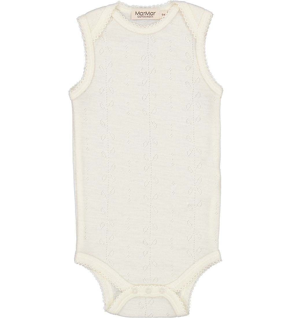 MarMar Body ohne Ärmel - Wolle - Pointelle - Bini - Natural - MarMar - 56 - Body ärmellos MarMar Body ohne Ärmel - Wolle - Pointelle - Bini - Natural - MarMar - 56 - Body ärmellos von MarMar
