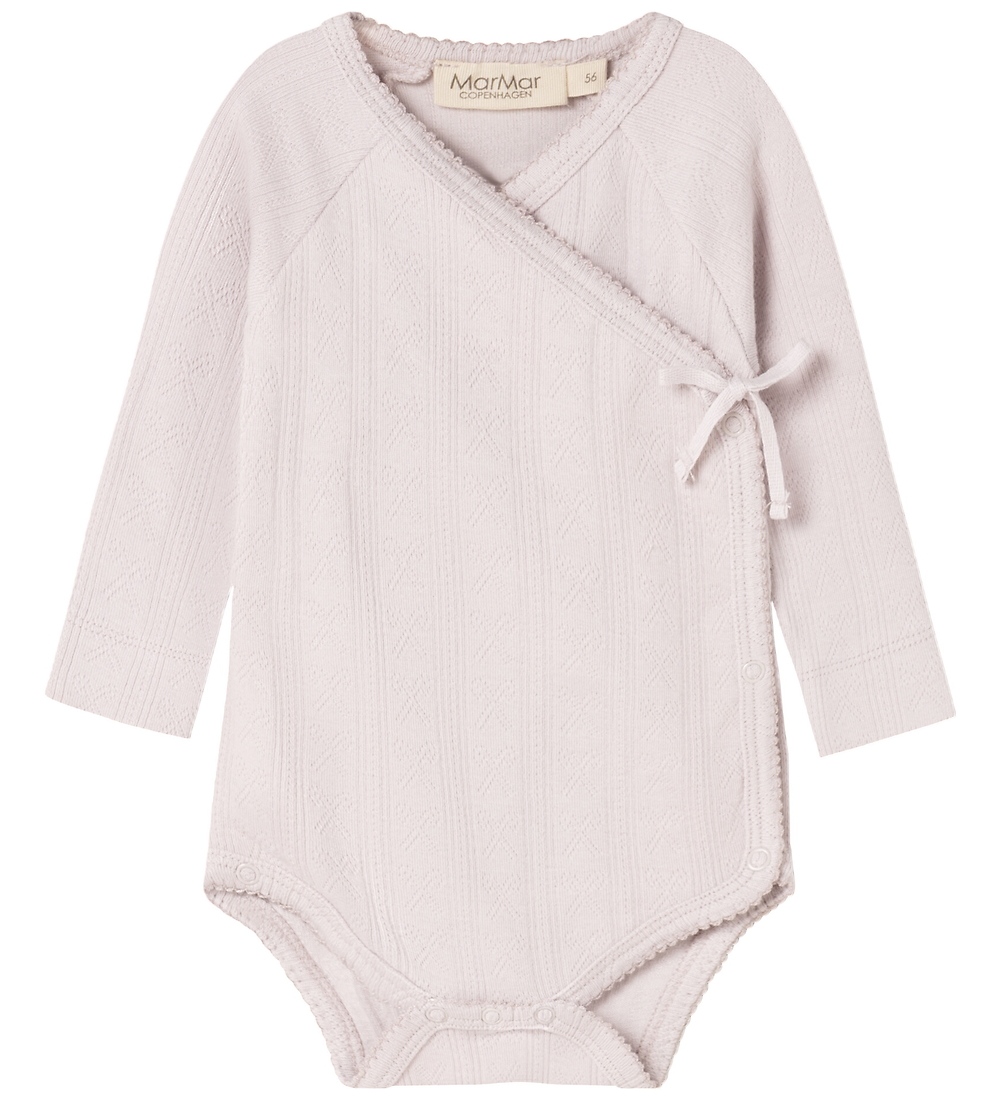 MarMar Wickelbody l/ä - Modal/Pointelle - Belita - Violett Dust - MarMar - 74 - Body L/Ä MarMar Wickelbody l/ä - Modal/Pointelle - Belita - Violett Dust - MarMar - 74 - Body L/Ä von MarMar