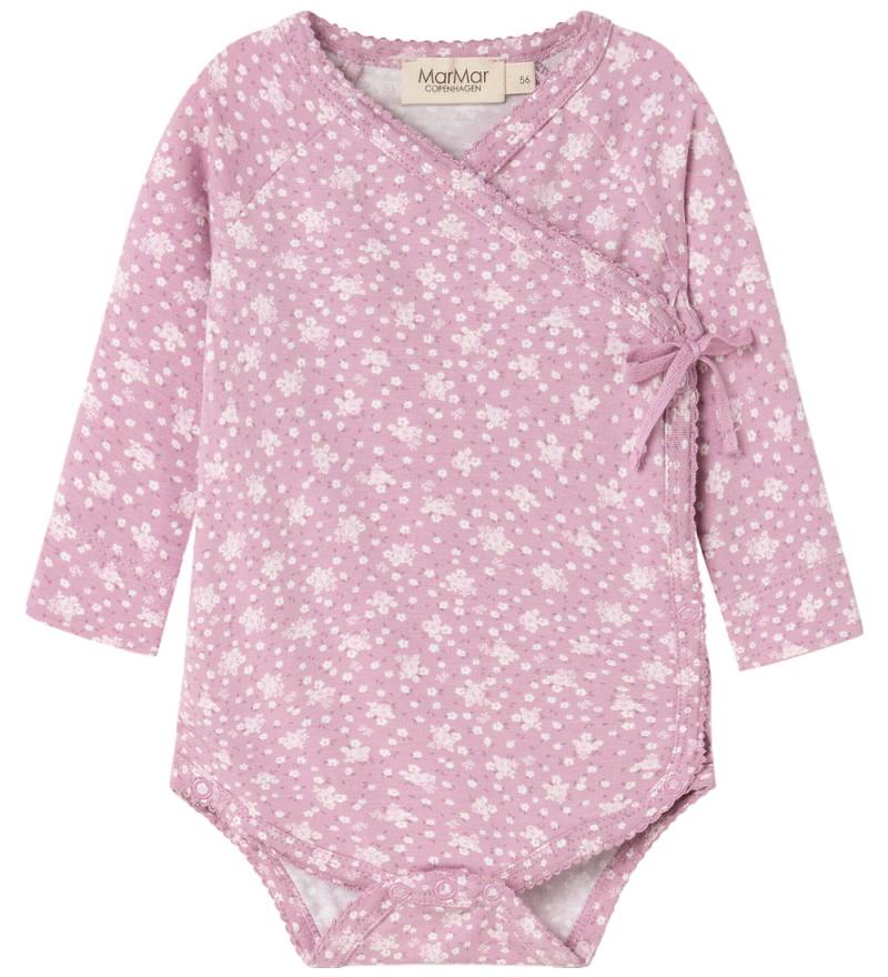 MarMar Wickelbody l/ä - Modal - Belita - Lit die Rose - MarMar - 74 - Body L/Ä von MarMar