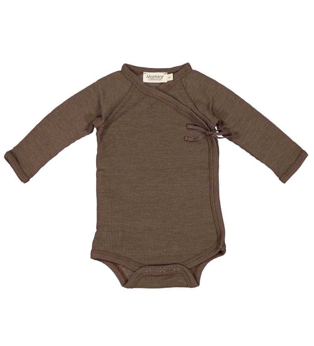 MarMar Wickelbody l/ä - Wolle - Belita - Terre - MarMar - 56 - Body L/Ä von MarMar