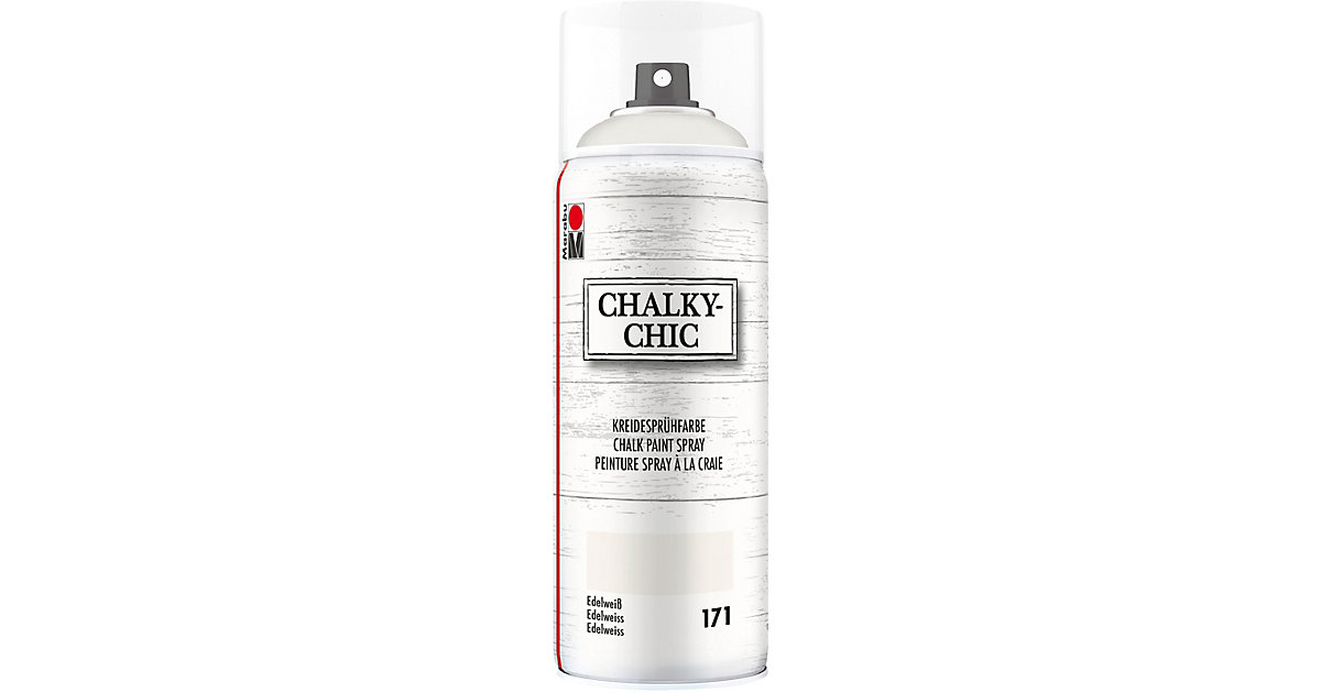 Chalky-Chic Sprühfarbe 400 ml, Edelweiß Chalky-Chic Sprühfarbe 400 ml, Edelweiß von Marabu