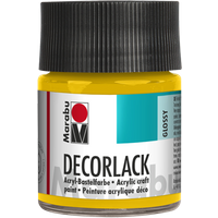 Marabu 113005021 Marabu Decorlack Acryl Mittelgelb 021, 50 ml von Marabu