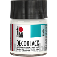 Marabu 113005070 Marabu-Decorlack Acryl Weiß 070, 50 ml von Marabu