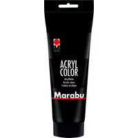 Marabu 120125073 Marabu Acryl Color 073, 225 ml, schwarz von Marabu