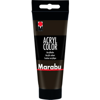 Marabu 120150045 Marabu-AcrylColor 045, 100 ml, dunkelbraun von Marabu