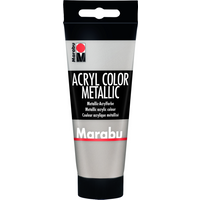 Marabu 120150082 Marabu-AcrylColor 082, 100 ml, silber von Marabu