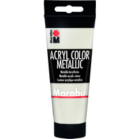 Marabu 120150770 Marabu-AcrylColor 770, 100 ml, metallic-weiss von Marabu