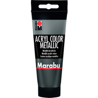 Marabu 120150772 Marabu-AcrylColor 772, 100 ml, metallic-anthrazit von Marabu