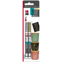Marabu 12100080 Marabu Brilliant Painter 2er-Blister-Sortierung „Design“, 2 x 1-2 mm Marabu 12100080 Marabu Brilliant Painter 2er-Blister-Sortierung „Design“, 2 x 1-2 mm von Marabu
