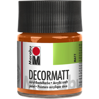 Marabu 140105013 Marabu Decormatt Acryl Orange 013, 50 ml von Marabu