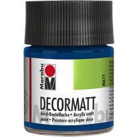 Marabu 140105053 Marabu Decormatt Acryl Dunkelblau 053, 50 ml von Marabu