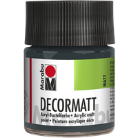 Marabu 140105079 Marabu Decormatt Acryl Dunkelgrau 079, 50 ml von Marabu