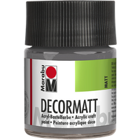 Marabu 140105278 Marabu Decormatt Acryl Hellgrau 278, 50 ml von Marabu