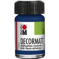Marabu 140139055 Marabu Decormatt Acryl Ultramarinblau dunkel 055, 15 ml Marabu 140139055 Marabu Decormatt Acryl Ultramarinblau dunkel 055, 15 ml von Marabu