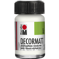 Marabu 140139070 Marabu Decormatt Acryl Weiß 070, 15 ml Marabu 140139070 Marabu Decormatt Acryl Weiß 070, 15 ml von Marabu