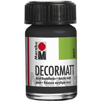 Marabu 140139073 Marabu Decormatt Acryl Schwarz 073, 15 ml Marabu 140139073 Marabu Decormatt Acryl Schwarz 073, 15 ml von Marabu
