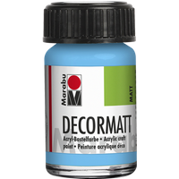 Marabu 140139090 Marabu-Decormatt 090, 15 ml, hellblau Marabu 140139090 Marabu-Decormatt 090, 15 ml, hellblau von Marabu