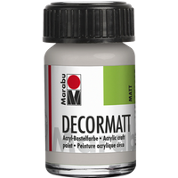 Marabu 140139782 Marabu Decormatt Acryl Metallic-Silber 782, 15 ml Marabu 140139782 Marabu Decormatt Acryl Metallic-Silber 782, 15 ml von Marabu