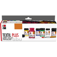 Marabu 171500087 Marabu-Textil plus Starter-Set, 6 x 15 ml von Marabu