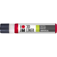 Marabu 180309631 Marabu-3D Liner Kirschrot 631 25 ml von Marabu