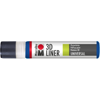 Marabu 180309652 Marabu-3D Liner Mittelblau 652 25 ml von Marabu