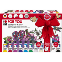 Marabu 40600116 Marabu Window Color fun & fancy 10er-Set „For You“, 10 x 80 ml Marabu 40600116 Marabu Window Color fun & fancy 10er-Set „For You“, 10 x 80 ml von Marabu