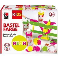 Marabu KiDS Bastelfarbe NEON 4x80ml Marabu KiDS Bastelfarbe NEON 4x80ml von Marabu