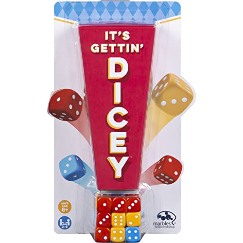 Marbles It's Gettin' Dicey, rasantes Würfelspiel für 2-6 Spieler, für Kinder ab 8 Jahren von Marbles