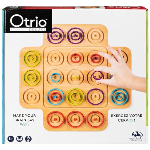 Marbles Otrio – Strategiebasiertes Brettspiel für 2-4 Spieler ab 6 Jahren von Marbles