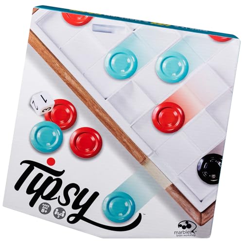 Tippsy, strategisches und herausforderndes 3D-Schwerkraftspiel für 2 Spieler, für Kinder ab 8 Jahren Tippsy, strategisches und herausforderndes 3D-Schwerkraftspiel für 2 Spieler, für Kinder ab 8 Jahren von Marbles