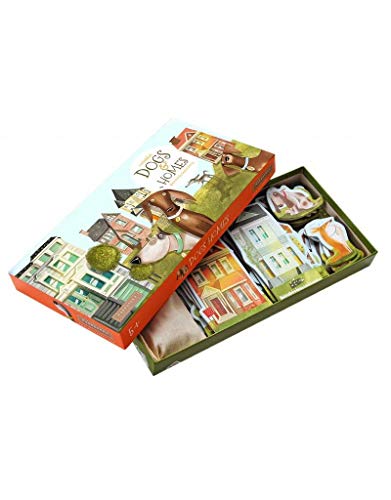 Marbushka Brettspiel - Gesellschaftsspiel für Kinder und Familien 2-4 spielers ab 5 Jahren [Hunde und Hausen] - ökologisch, nachaltig und fair-Trade aus natürlichen Materialien in Ungarn von Marbushka