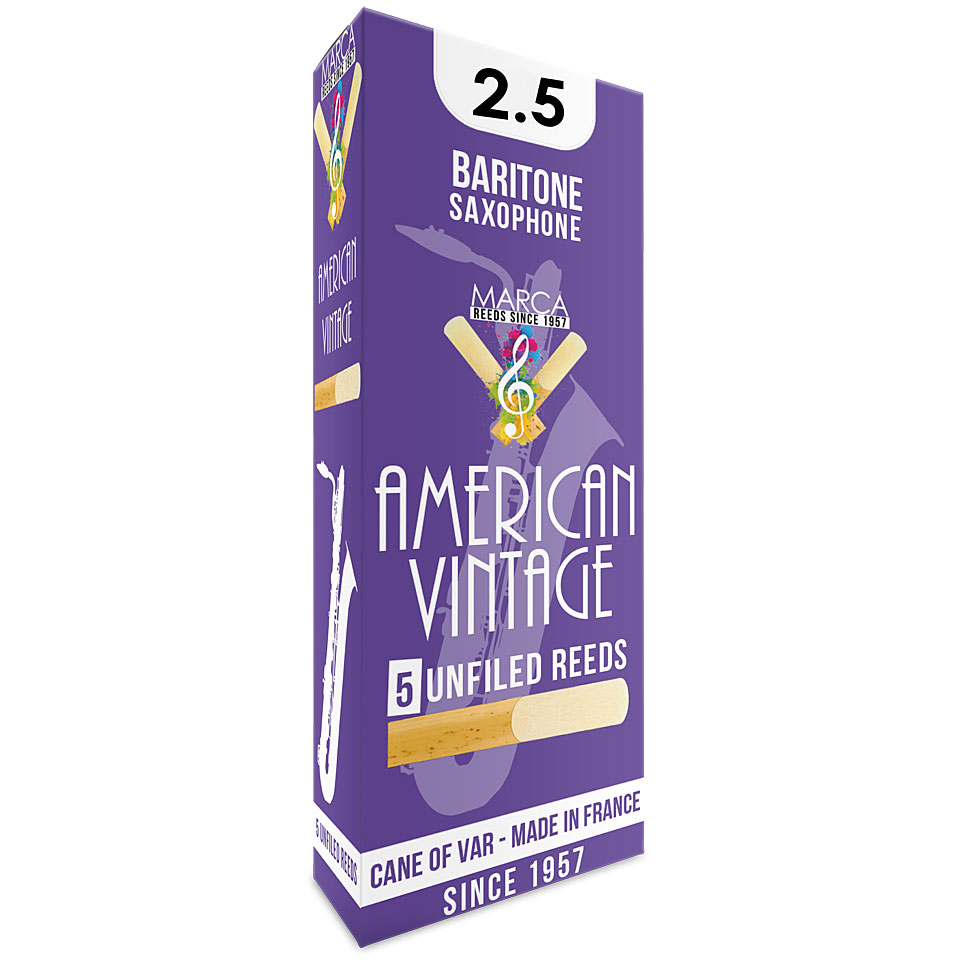 Marca American Vintage Baritone Sax 2.5 Blätter Marca American Vintage Baritone Sax 2.5 Blätter von Marca