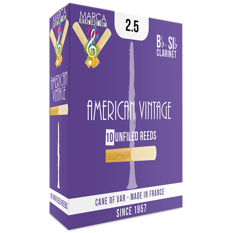 Marca American Vintage Bb-Clarinet 2.5 Blätter von Marca
