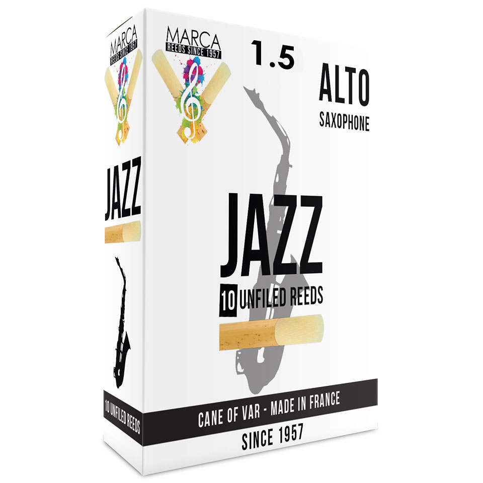 Marca Jazz Unfiled Alto Sax 1.5 Blätter von Marca