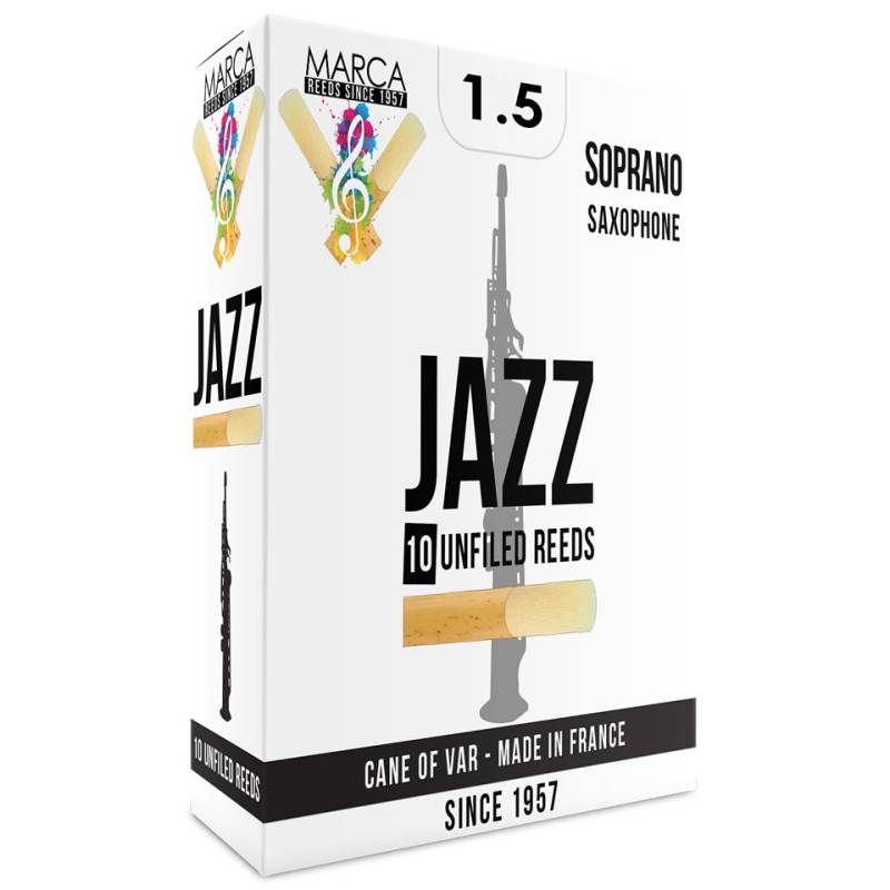 Marca Jazz Unfiled Soprano Sax 1.5 Blätter von Marca