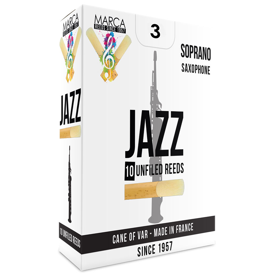 Marca Jazz Unfiled Soprano Sax 3.0 Blätter von Marca