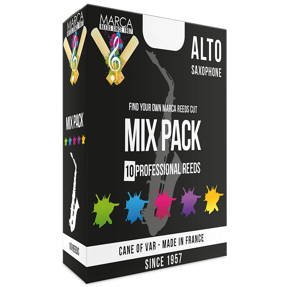 Marca Mix Pack Alto Sax 2.5 Blätter von Marca