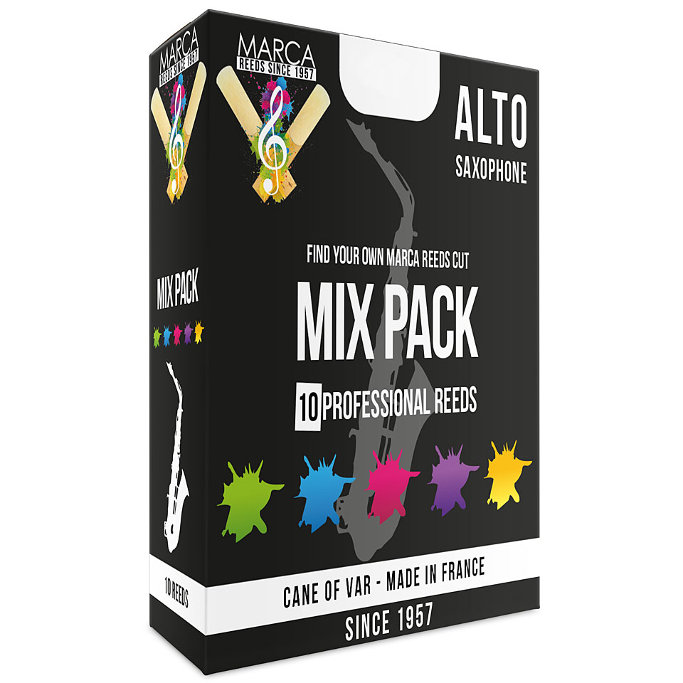 Marca Mix Pack Alto Sax 2.5 Blätter Marca Mix Pack Alto Sax 2.5 Blätter von Marca