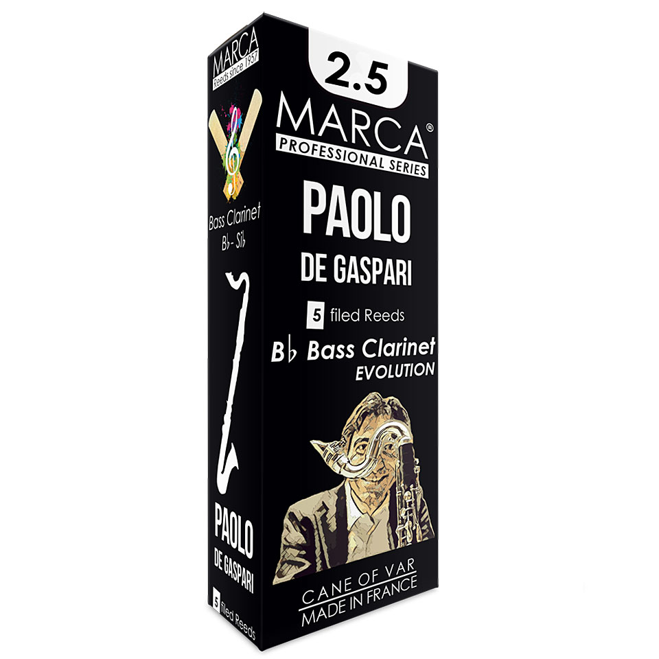 Marca Paolo de Gaspari Boehm Bass Clarinet 2.5 Blätter Marca Paolo de Gaspari Boehm Bass Clarinet 2.5 Blätter von Marca