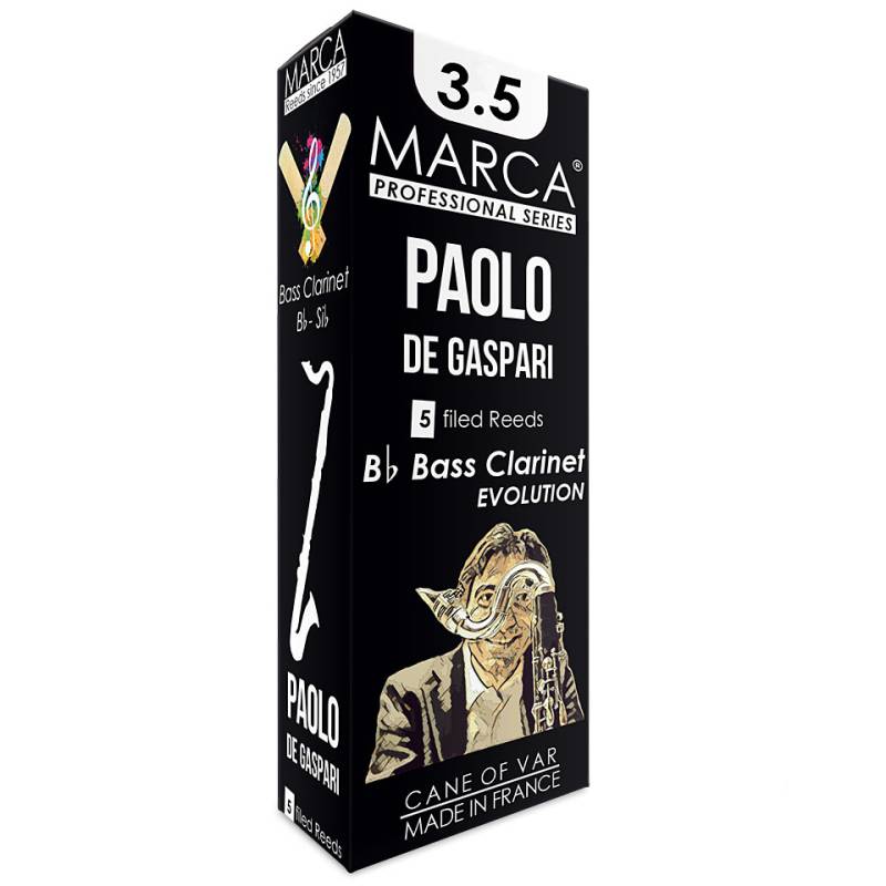 Marca Paolo de Gaspari Boehm Bass Clarinet 3.5 Blätter von Marca