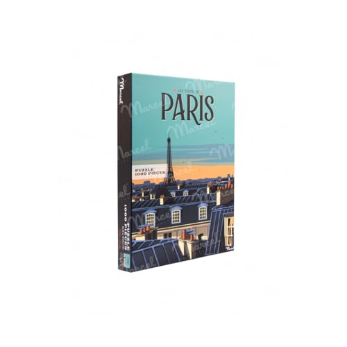 Marcel Travel Posters Puzzle 1000p Pariser Dächer von Marcel Travel Posters
