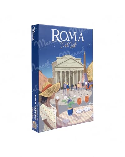 Marcel Travel Posters Puzzle 1000p Rom La Doce Vita von Marcel Travel Posters