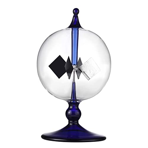 Marclix 2 x Radiometer, solarbetrieben, blaue , Sonnenlicht-, Krookes, drehbare Flügel, , Geschenk, Dekoration für Büro von Marclix
