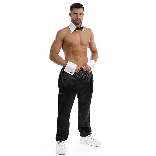 Stripper Hose Strip Zubehör Stripperhose mit Klettverschluß, schwarz Gr. on size approx. M/L von Marco Porta