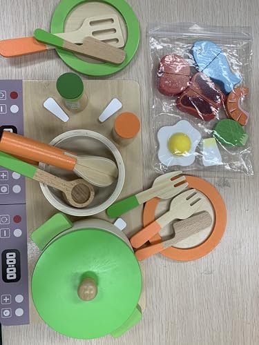 Mardo Kinderküche Zubehör Holz, Spielküche Zubehör, 27 PCS Holzspielzeug Inklusive Topfset Küchenspielzeug , Obst zum Schneiden, Kinderküche Rollenspiele Jungen und Mädchen Geschenke 3 Jahre Mardo Kinderküche Zubehör Holz, Spielküche Zubehör, 27 PCS Holzspielzeug Inklusive Topfset Küchenspielzeug , Obst zum Schneiden, Kinderküche Rollenspiele Jungen und Mädchen Geschenke 3 Jahre von Mardo