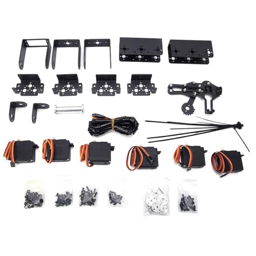 6dof Roboter Arm Arm Mechanical Claw Claw Kit Manipulator Industrie -Teile, Metallgetriebe, Allgemeine Leistung, für Roboter von Marhynchus