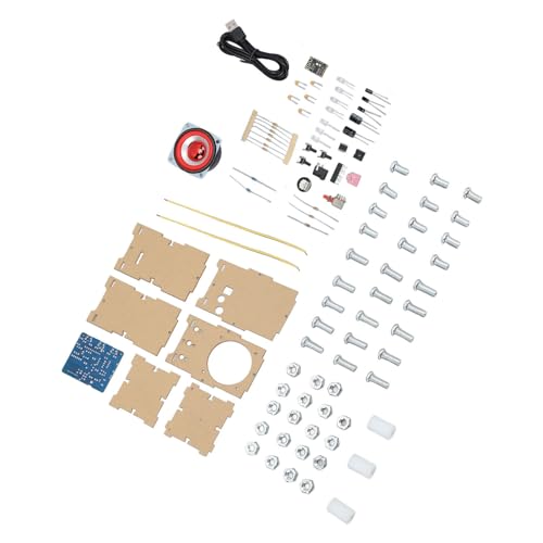 DIY-Lautsprecher-Kit, DIY-Lautsprecher-Kit, Einfache Bedienung, Elektronischer Sound, Heim-Stereo-Projekt-Kit für die Entwicklung von SMT-Lötfähigkeiten, Verstärkern (Ersatzteile) von Marhynchus
