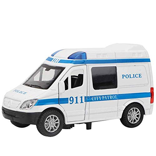 Marhynchus 1:32 Mini -Legierungs -Ambulance -Autospielzeugfahrzeug mit Schall- und Lichtfunktion für Blau oder Rot Optional (Blue) von Marhynchus